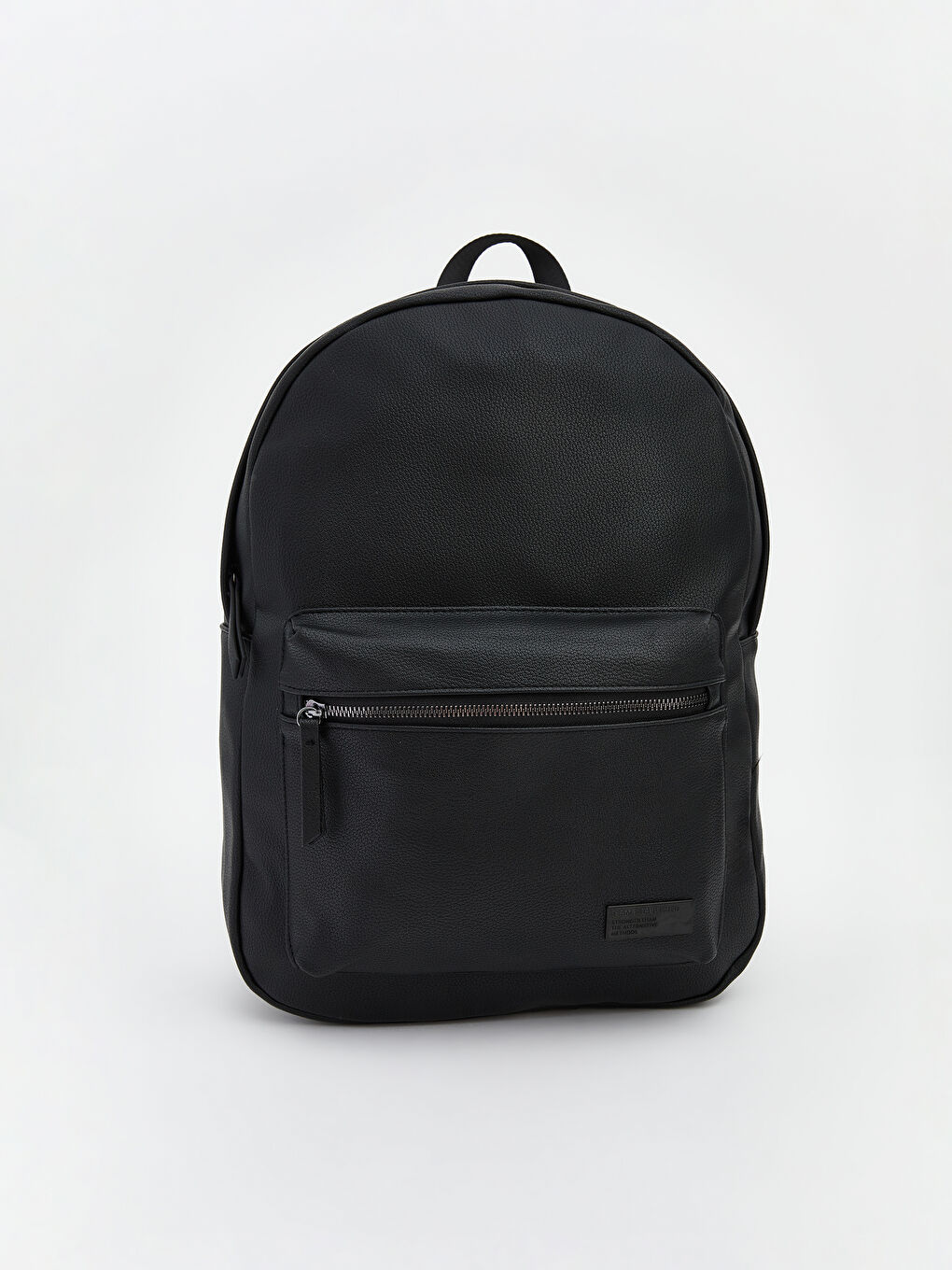Faux Leather Men's Backpack-1