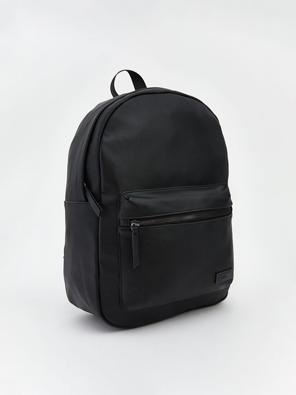 Faux Leather Men's Backpack-2