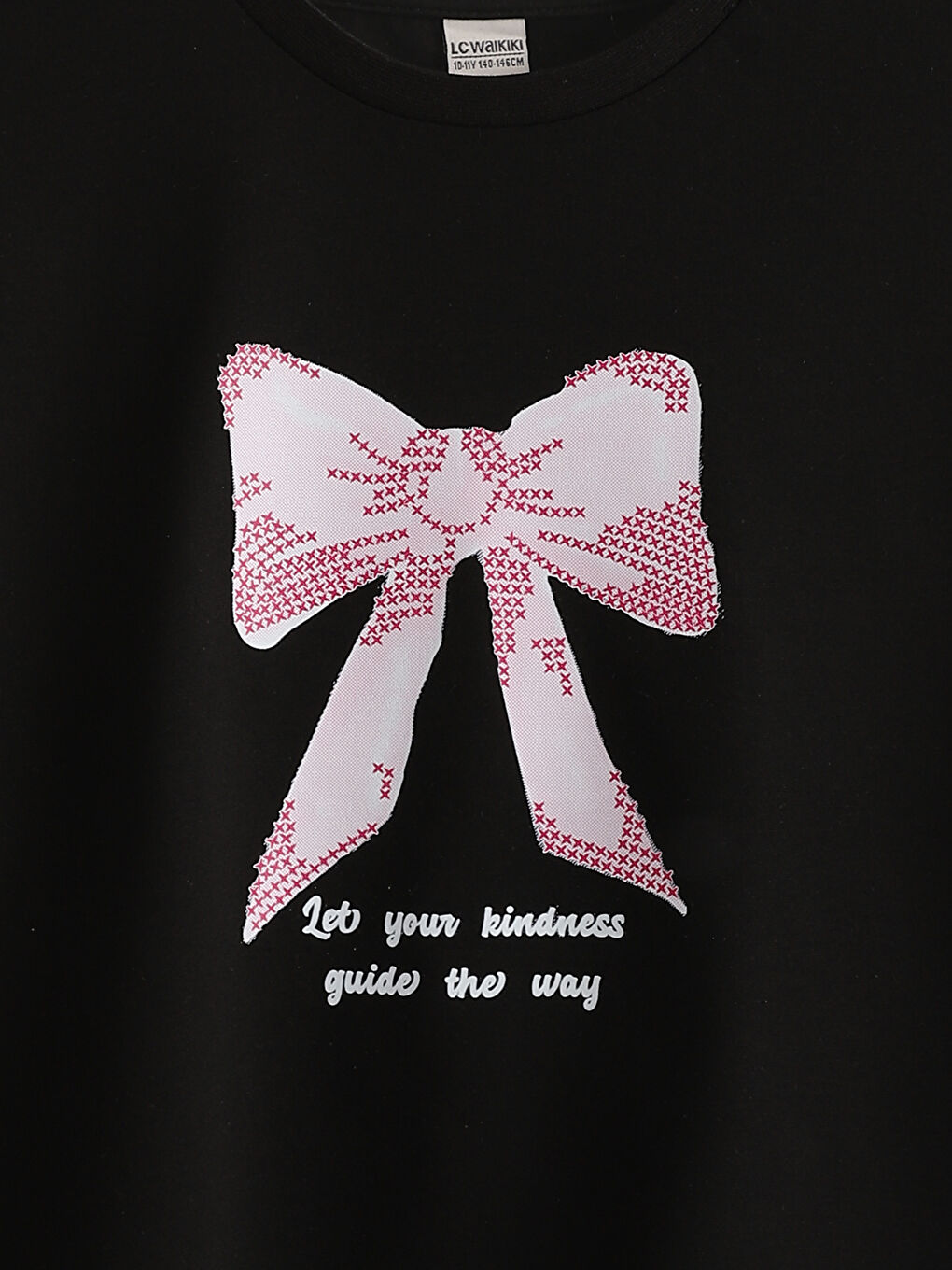 LCW Kids Crew Neck Printed Girls' T-Shirt -S59532Z4-CVL