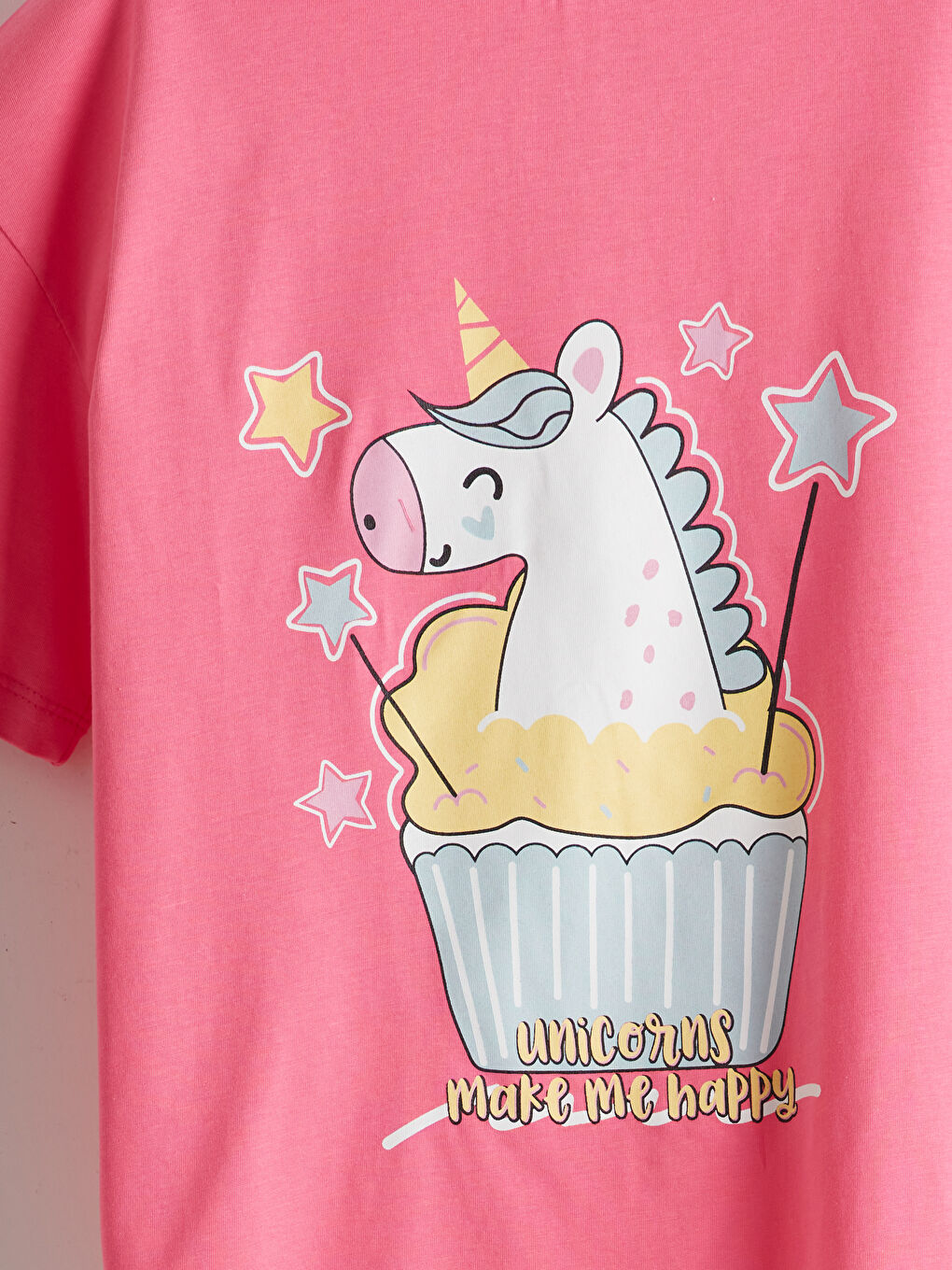 Crew Neck Girls' Pyjama Set-4