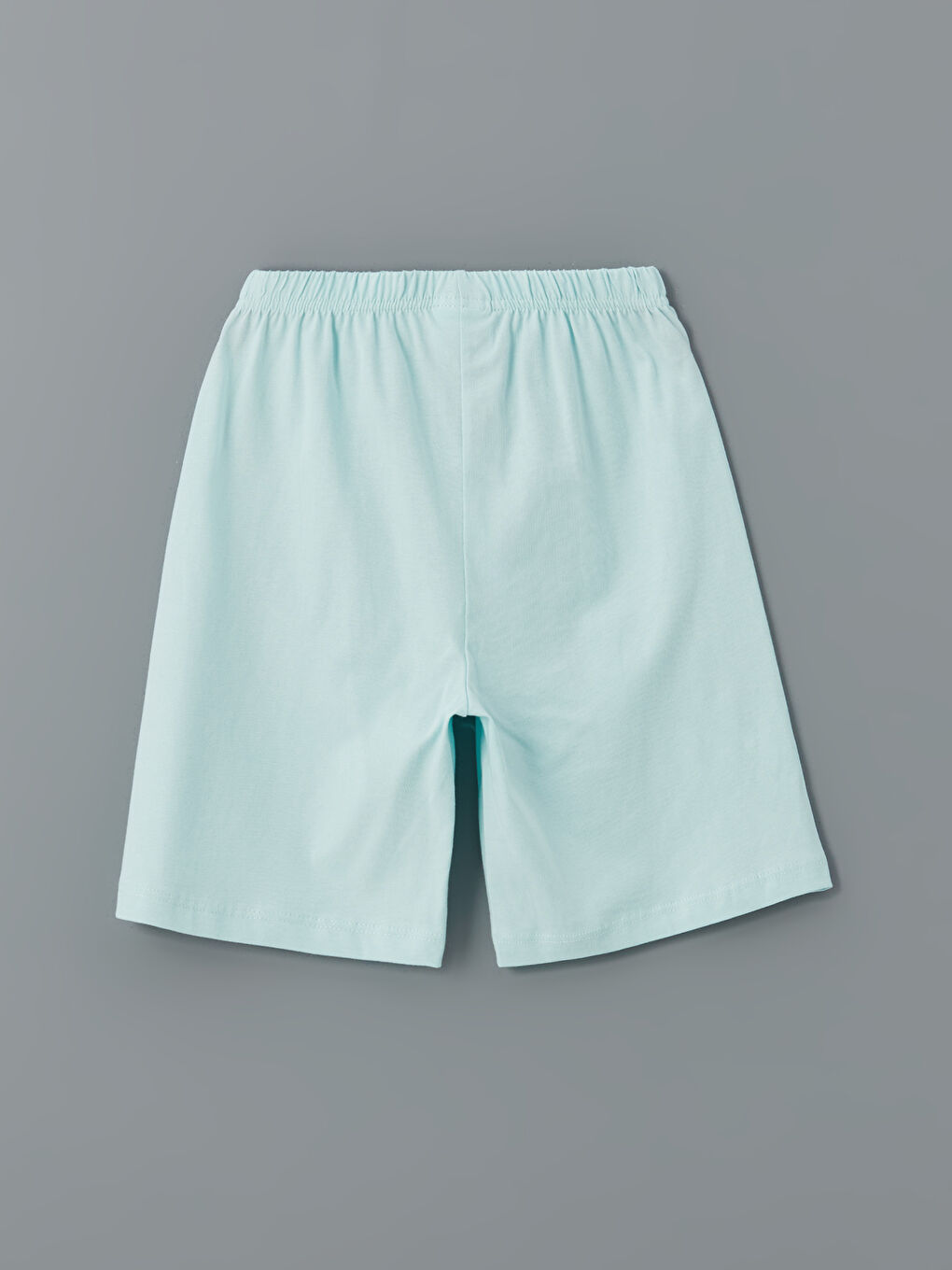 Ensemble Pyjama Court à Col Rond pour Filles-4
