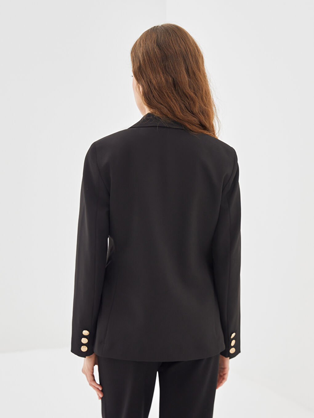 Ženska blazer jakna od krepa -S59576Z8-CVL