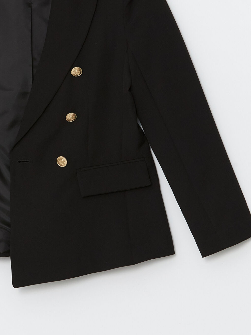Ženska blazer jakna od krepa -S59576Z8-CVL