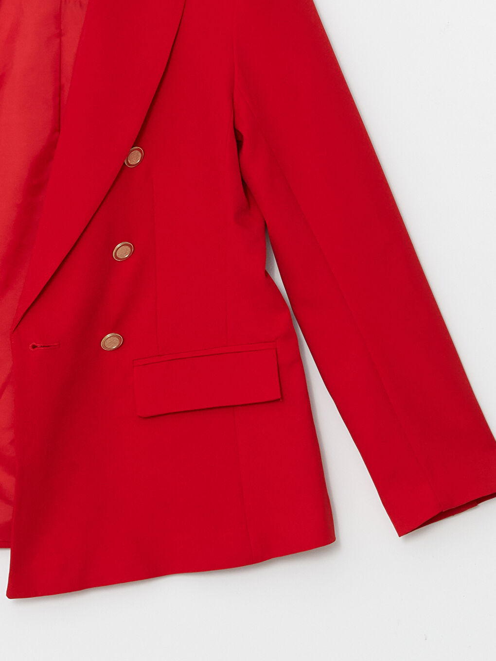 Ženska blazer jakna od krepa -S59577Z8-CRT