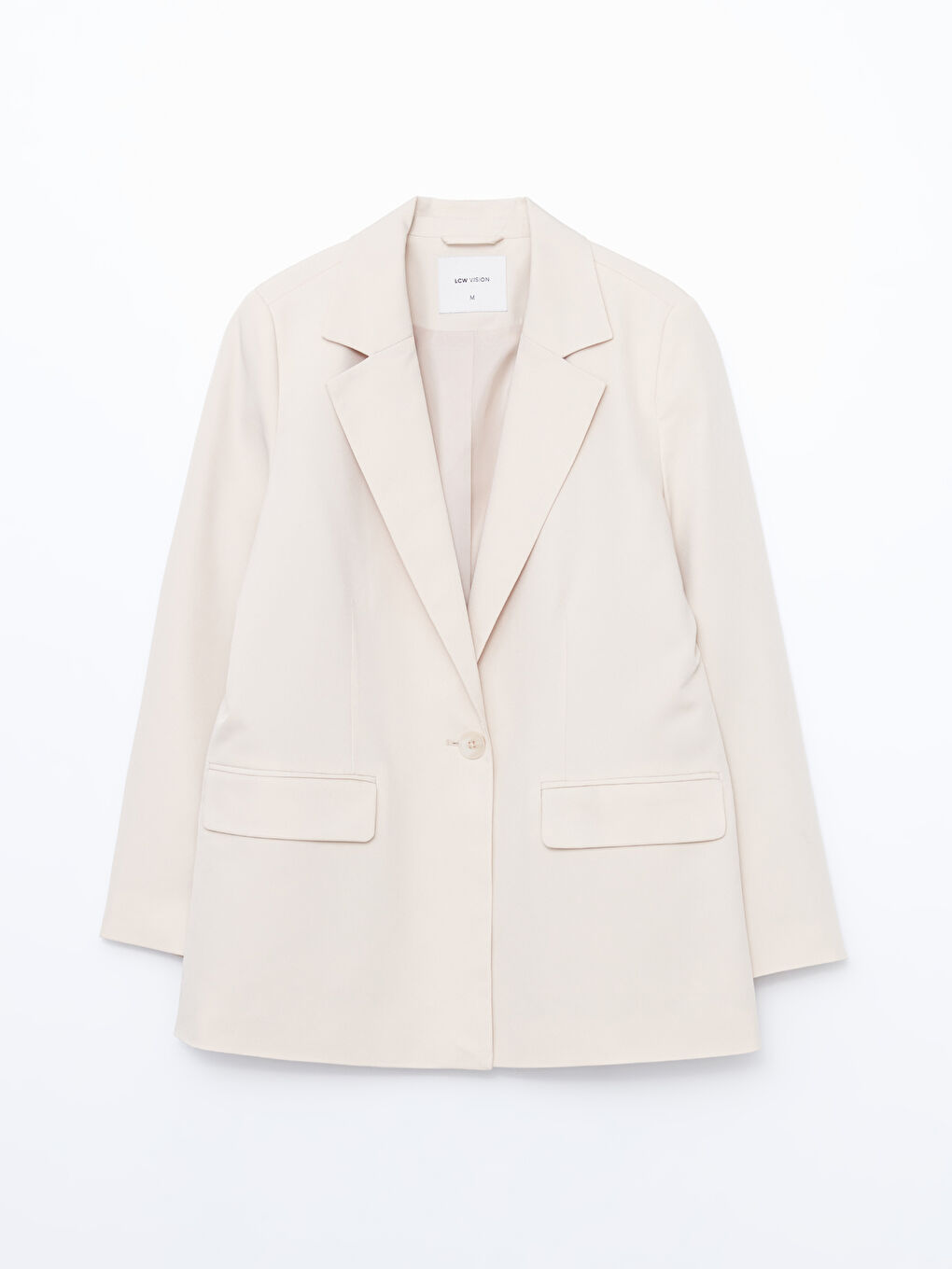 LCW Vision Plain Long Sleeve Women's Blazer Jacket -S59579Z8-FDU