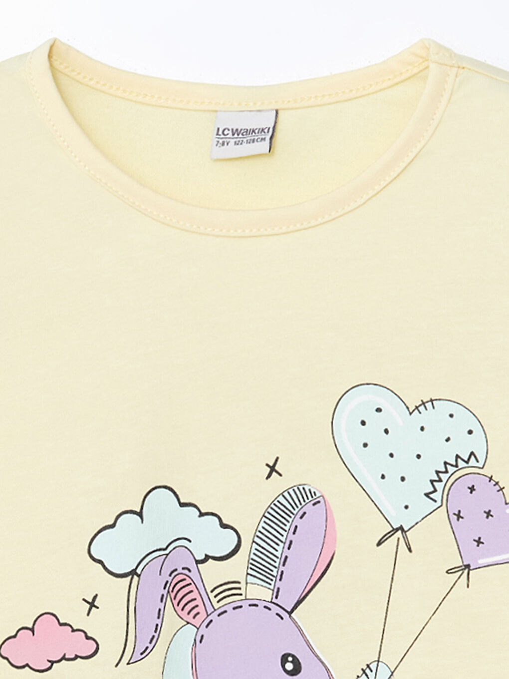 Ensemble de Pyjama Imprimé pour Filles à Col Rond-5