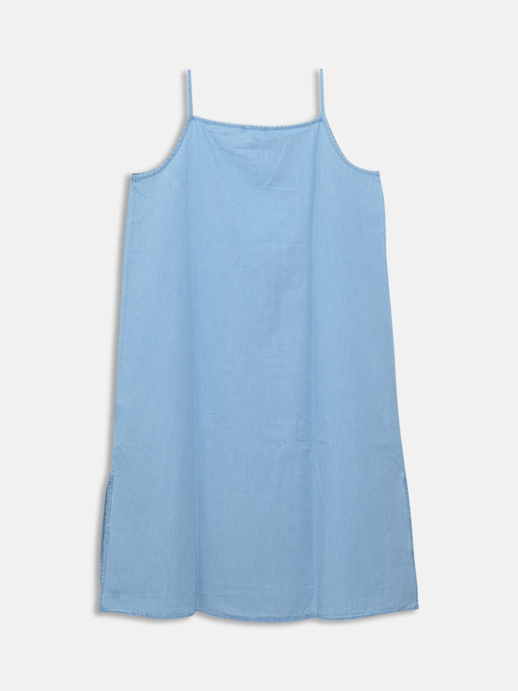 Square Collar Women's Denim Dress -S59676Z8-311