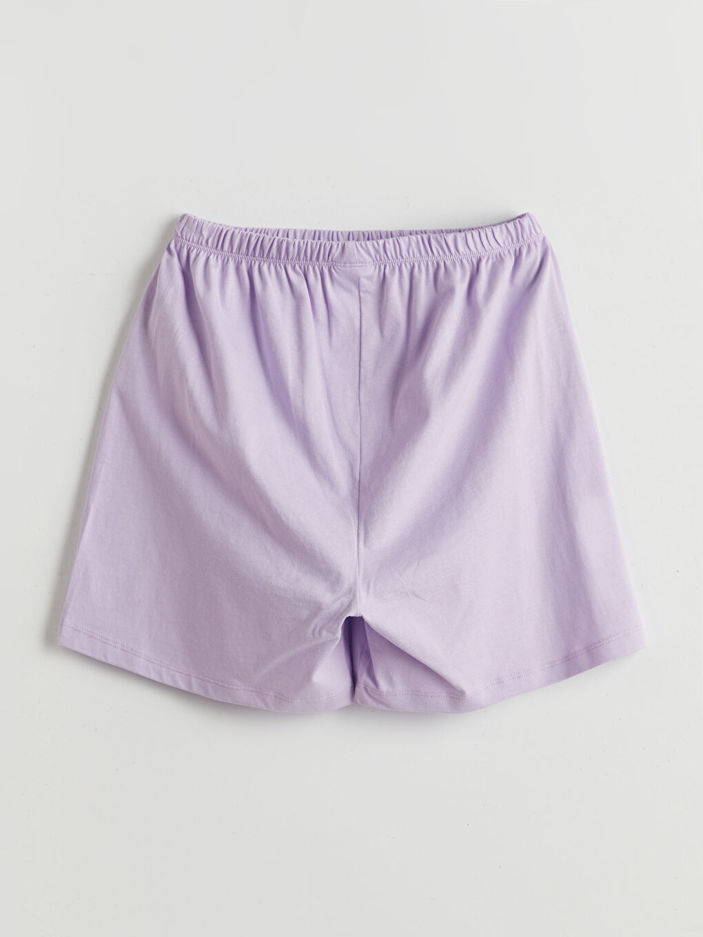 LCW Kids Crew Neck Girls' Shortie Pyjama Set -S59685Z4-G0W