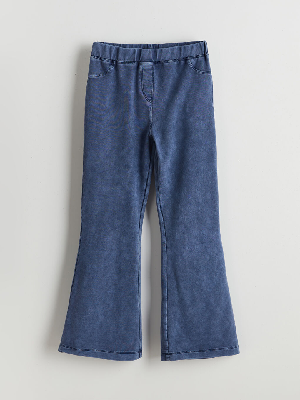 LCW Kids Elasticated Waist Flared Leg Girls' Leggings -S59697Z4-HPN