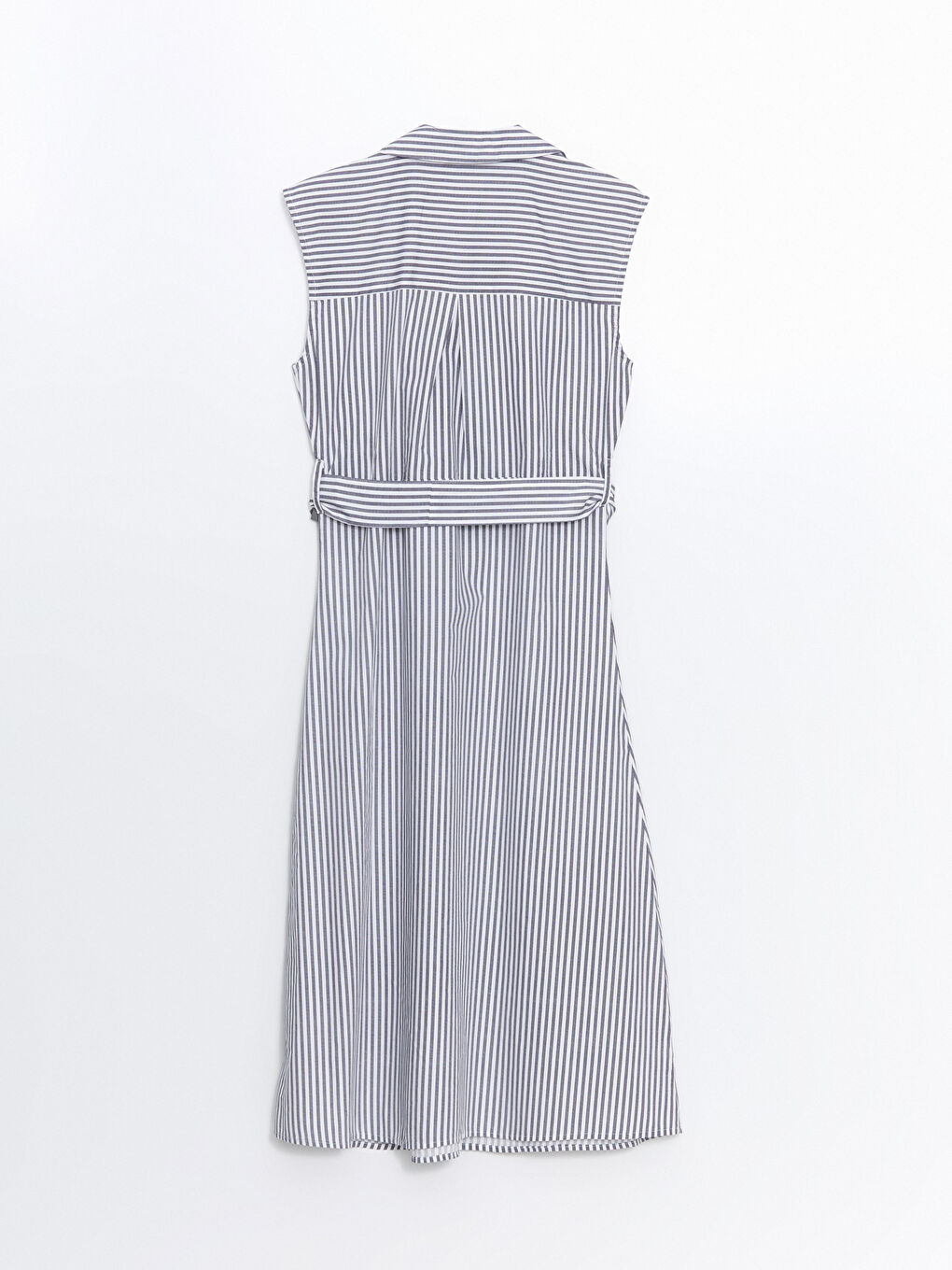 Striped Women's Shirt Dress -S59706Z8-LEN