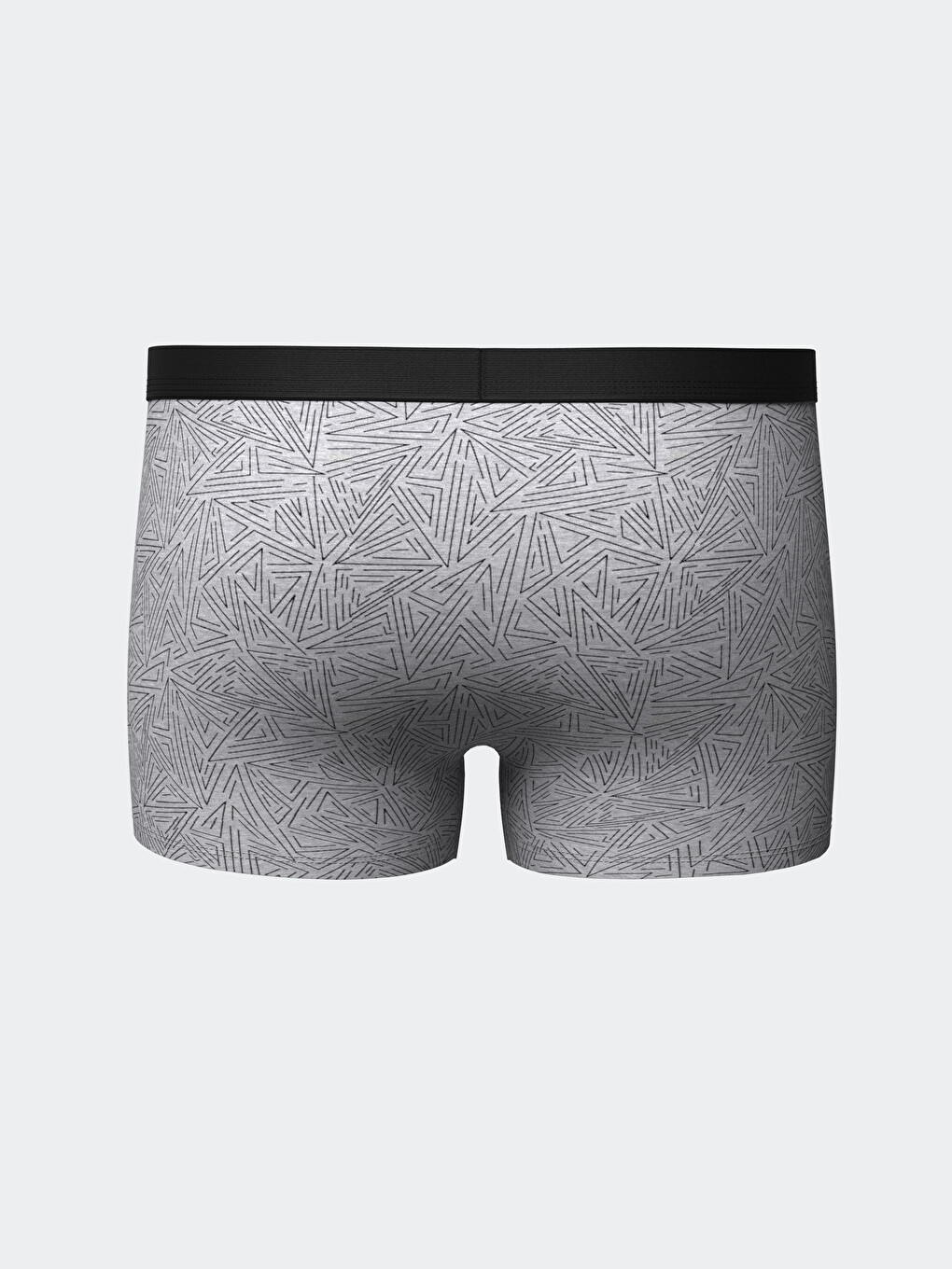 Gri Pamuklu Esnek Erkek Boxer-1