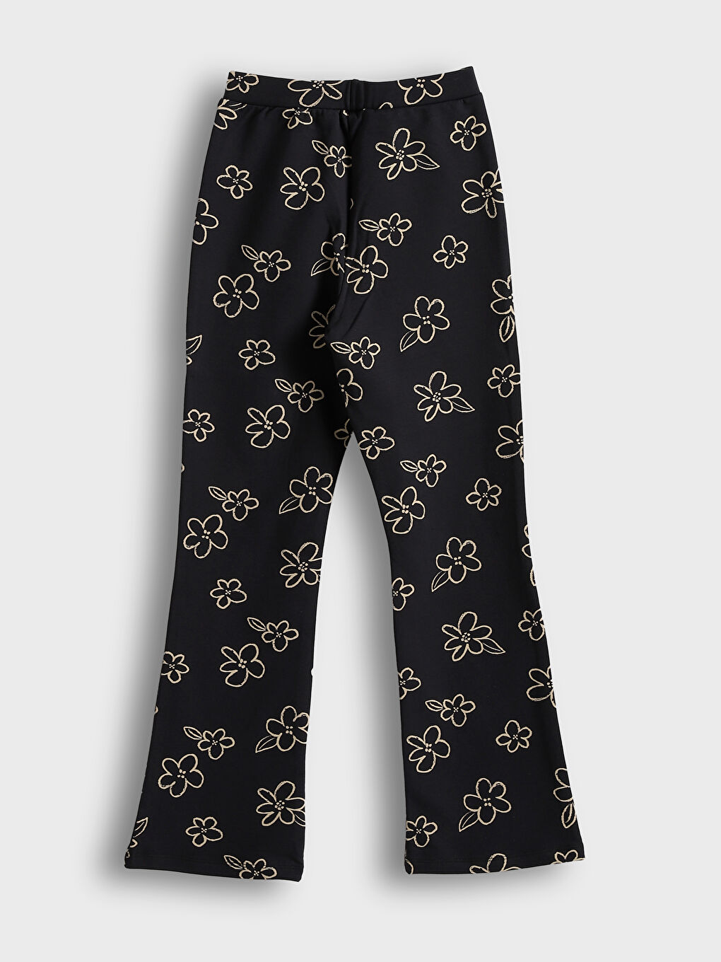 Elastic Waist Floral Spanish Leg Girls' Tights -S59726Z4-LQ9