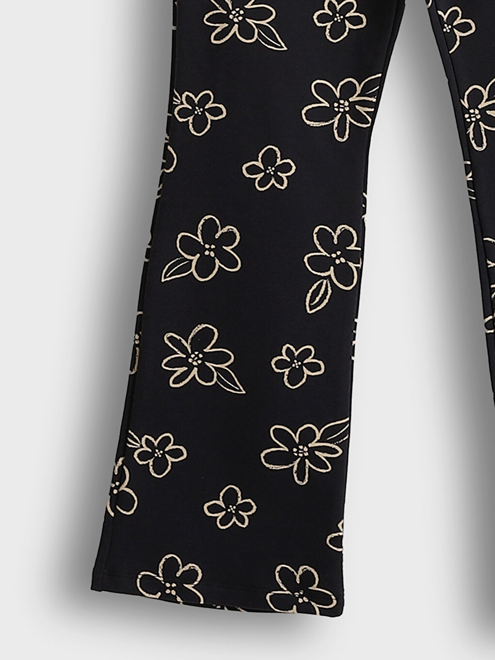 Elastic Waist Floral Spanish Leg Girls' Tights -S59726Z4-LQ9