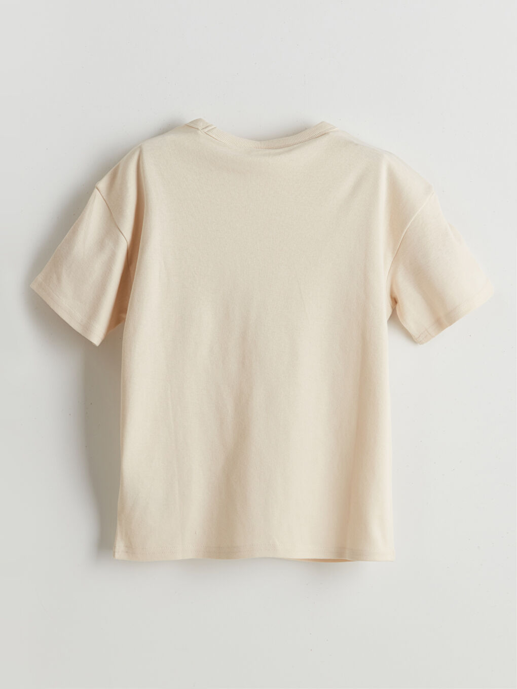 Crew Neck Embroidered Interlock Boys' T-Shirt -S59732Z4-FWM