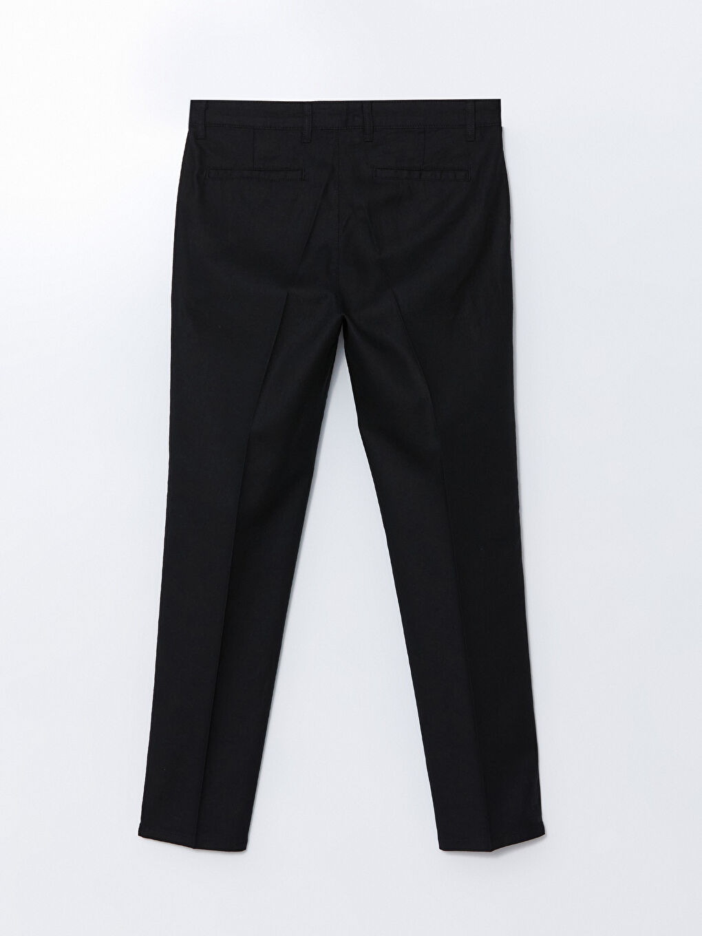 Standard Fit Linen Blended Men's Trousers -S59739Z8-CVL