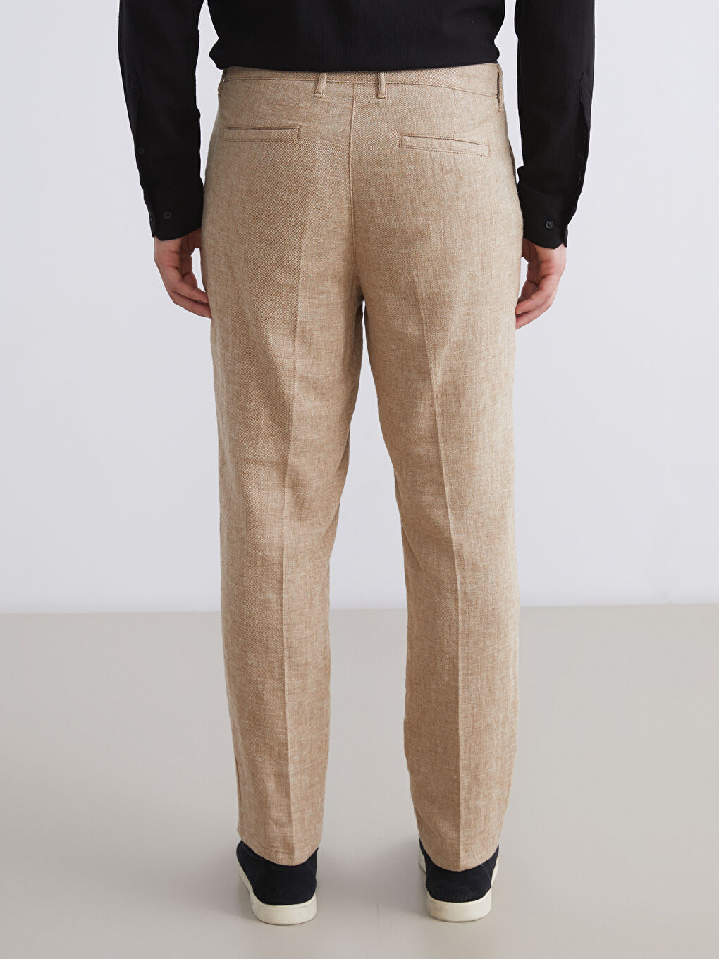 SOUTHBLUE Muške pantalone od mešavine lana standardnog kroja -S59739Z8-DU7