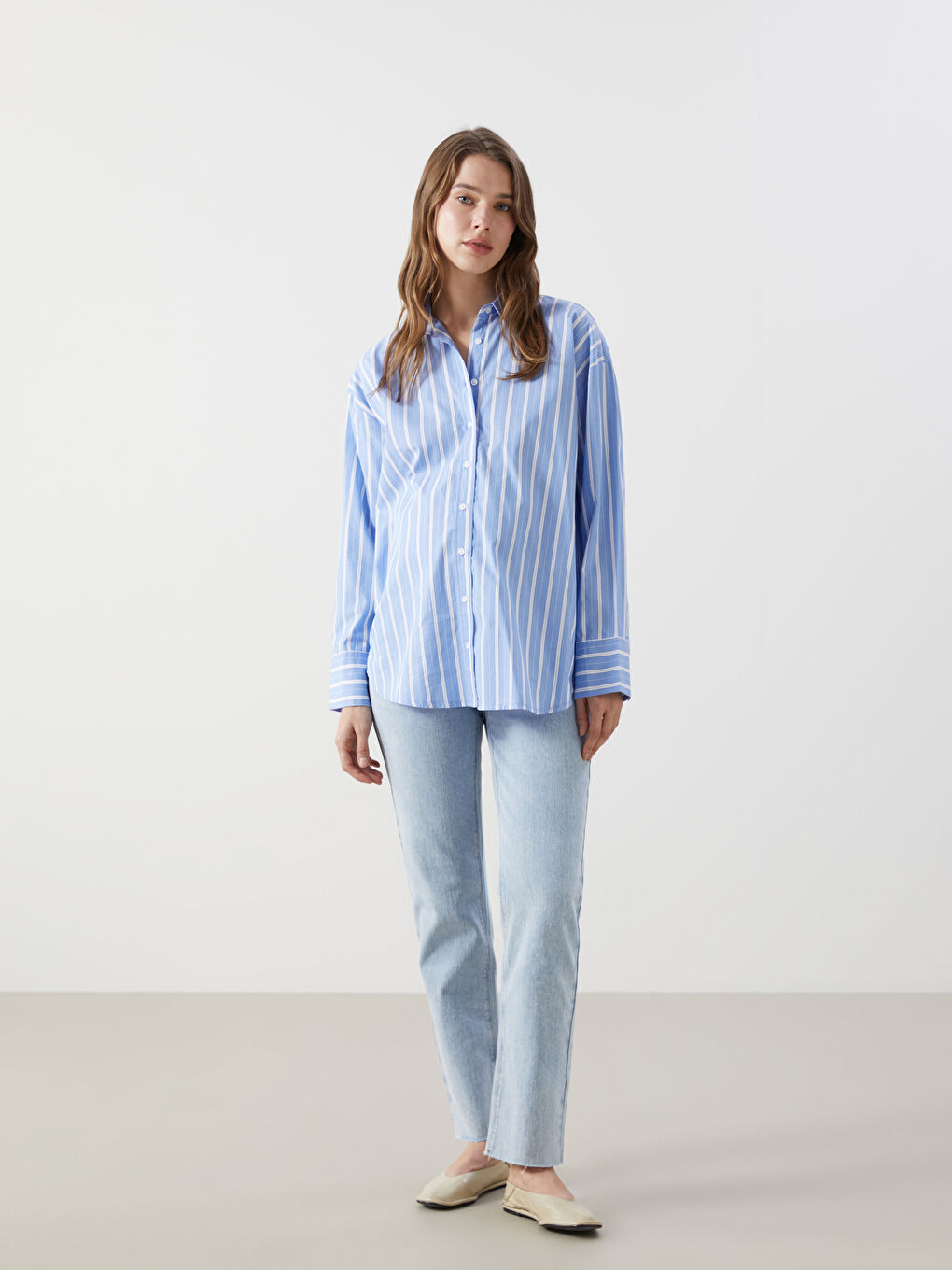 Belly Panel Straight Fit Maternity Jeans -S59759Z8-507