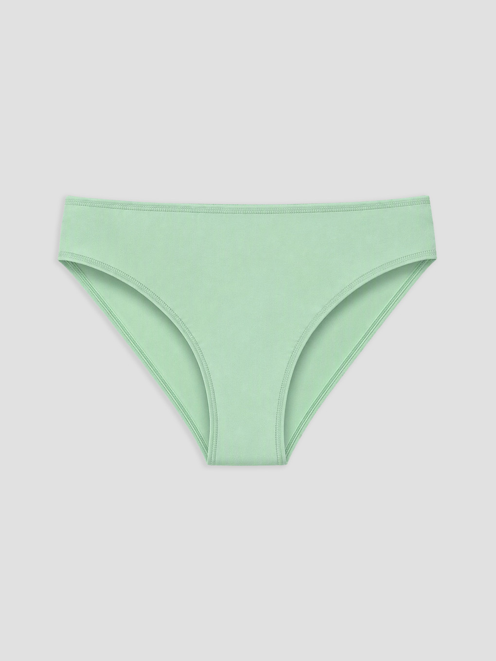 Yeşil Düz Bikini Külot