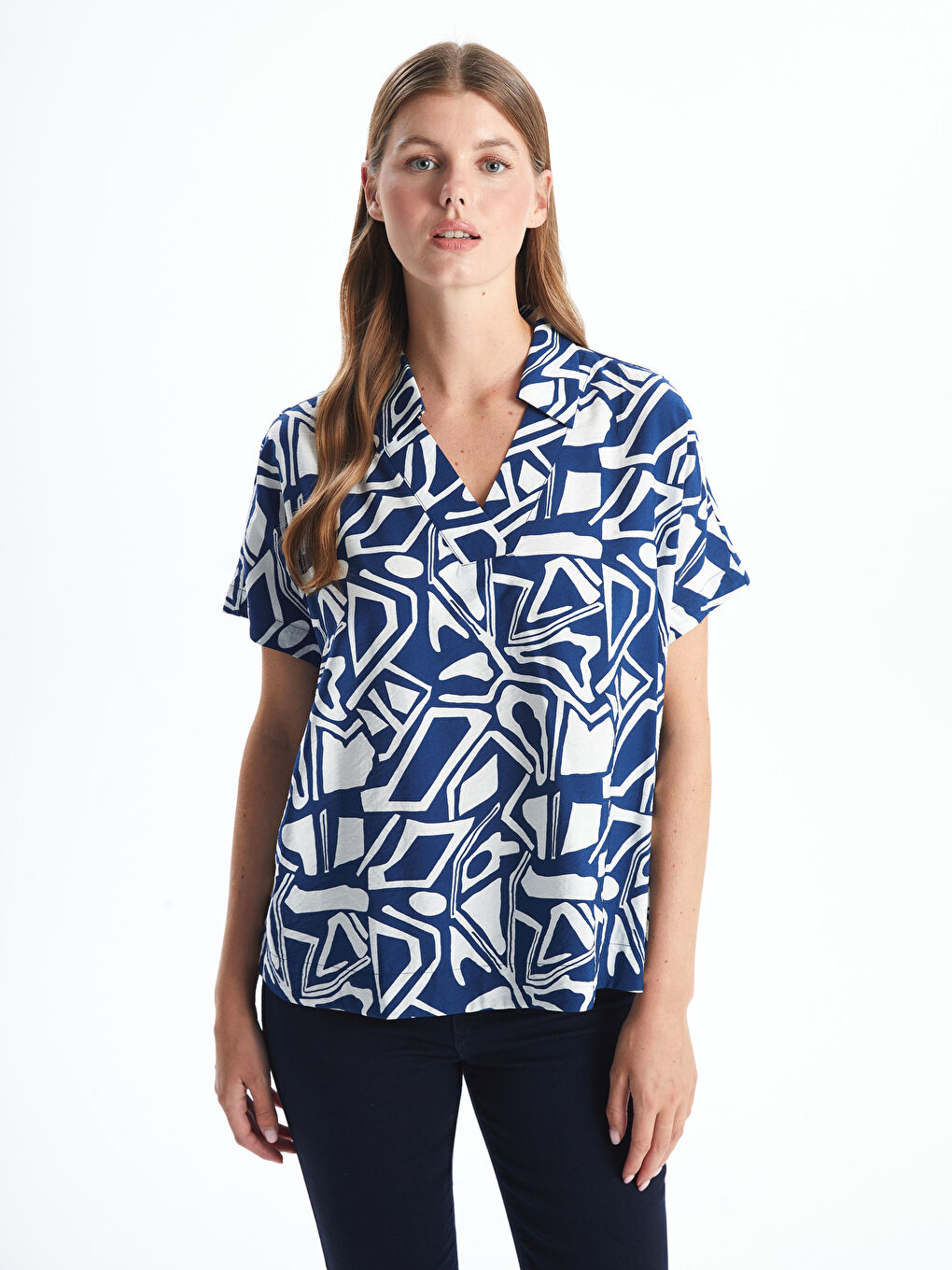 TAMNO PLAVA Bluza Žena -S59840Z8-LSJ