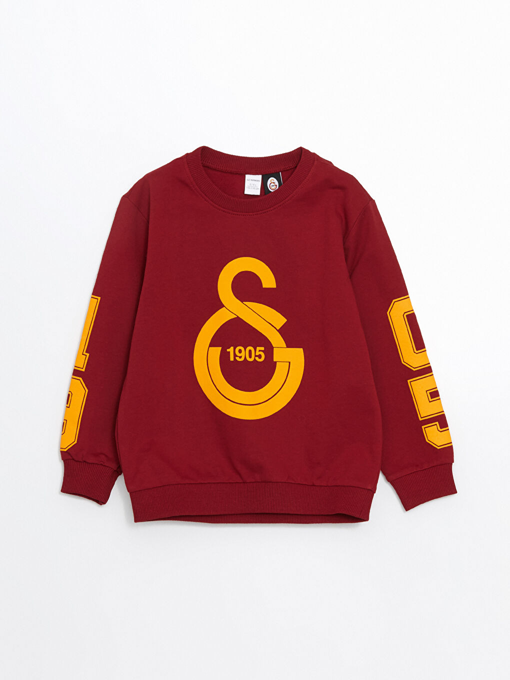 LCW Kids Kırmızı Bisiklet Yaka Galatasaray Baskılı Erkek Çocuk Sweatshirt ve Eşofman Alt 2'li - 1