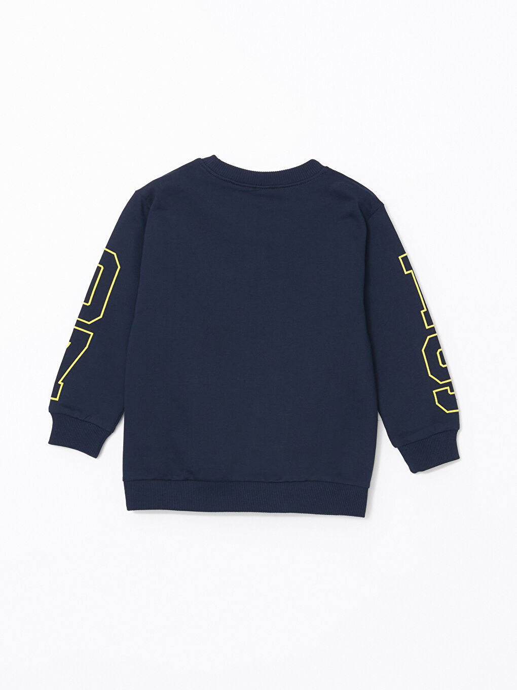 LCW Kids Lacivert Bisiklet Yaka Fenerbahçe Baskılı Erkek Çocuk Sweatshirt ve Eşofman Alt 2'li - 3