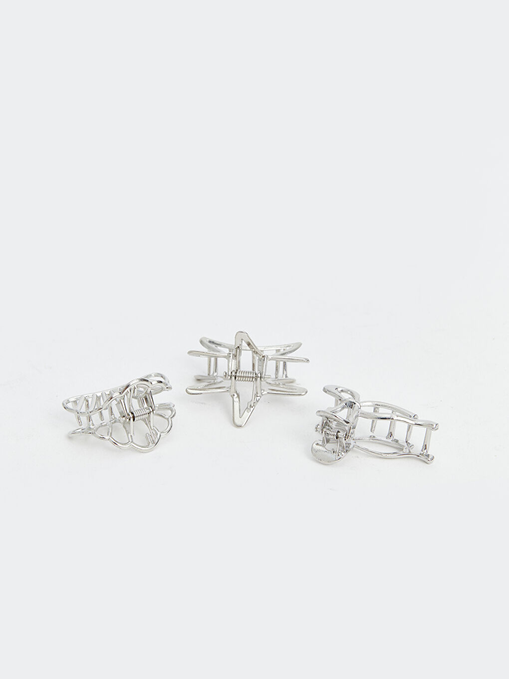 3-Piece Metal-Shaped Claw Hair Clip Set -S59879Z8-M0T