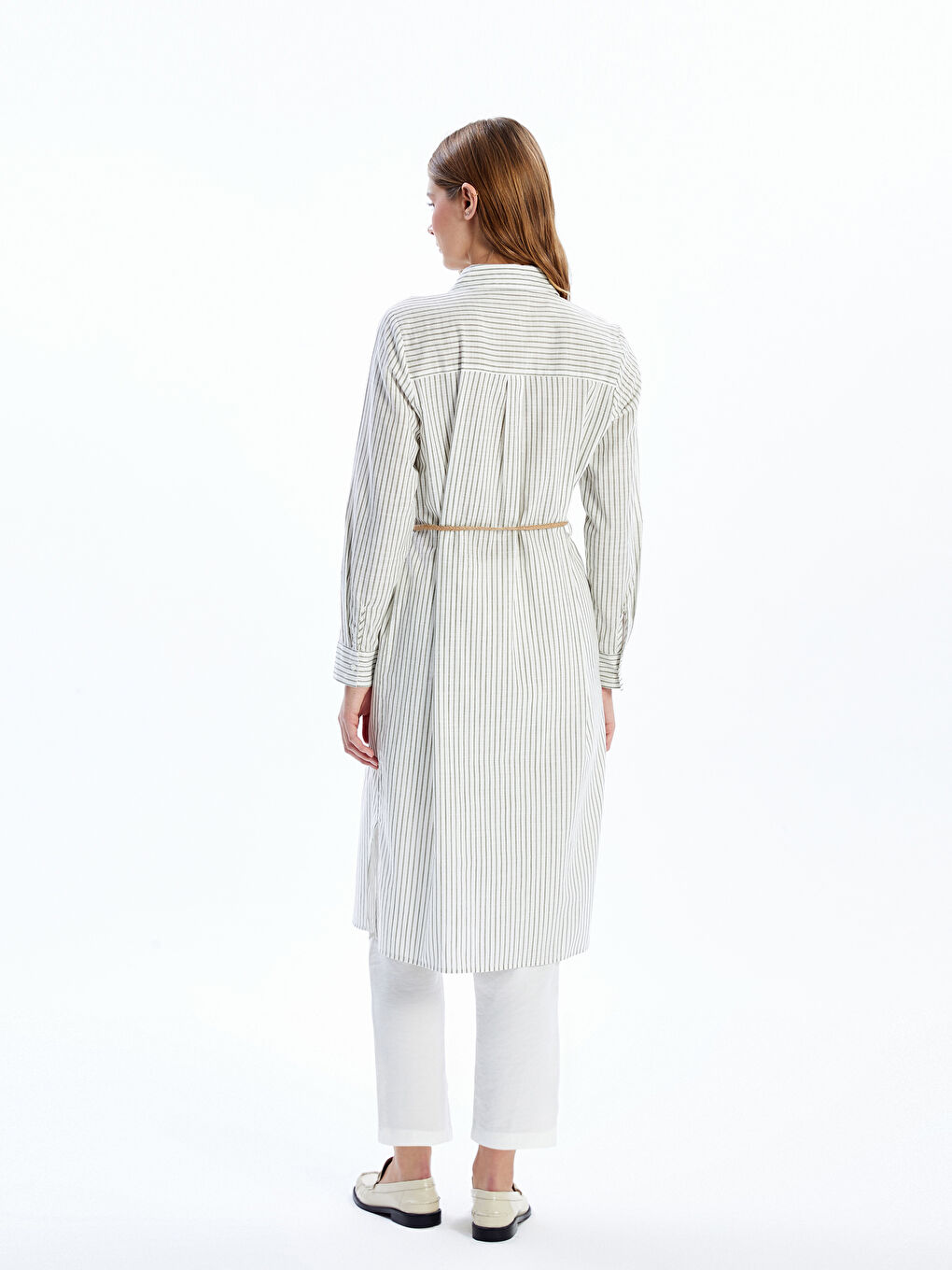 Striped Women's Shirt Tunic -S59917Z8-LGE