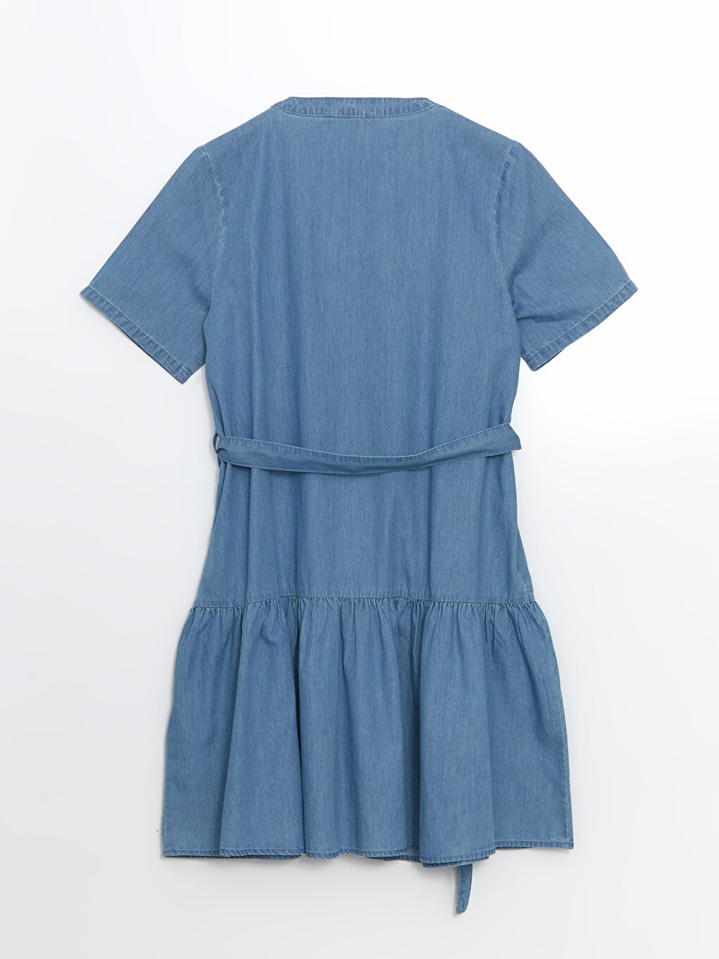 Notch Neck Denim Dress -S59945Z8-H45