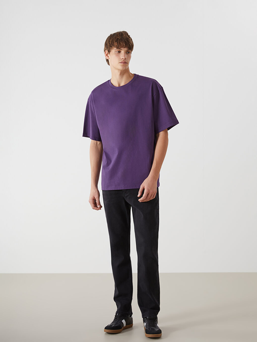 Crew Neck Short Sleeve Men's T-Shirt -S59976Z8-HEM