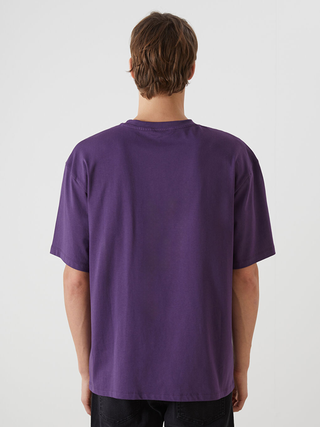 Crew Neck Short Sleeve Men's T-Shirt -S59976Z8-HEM
