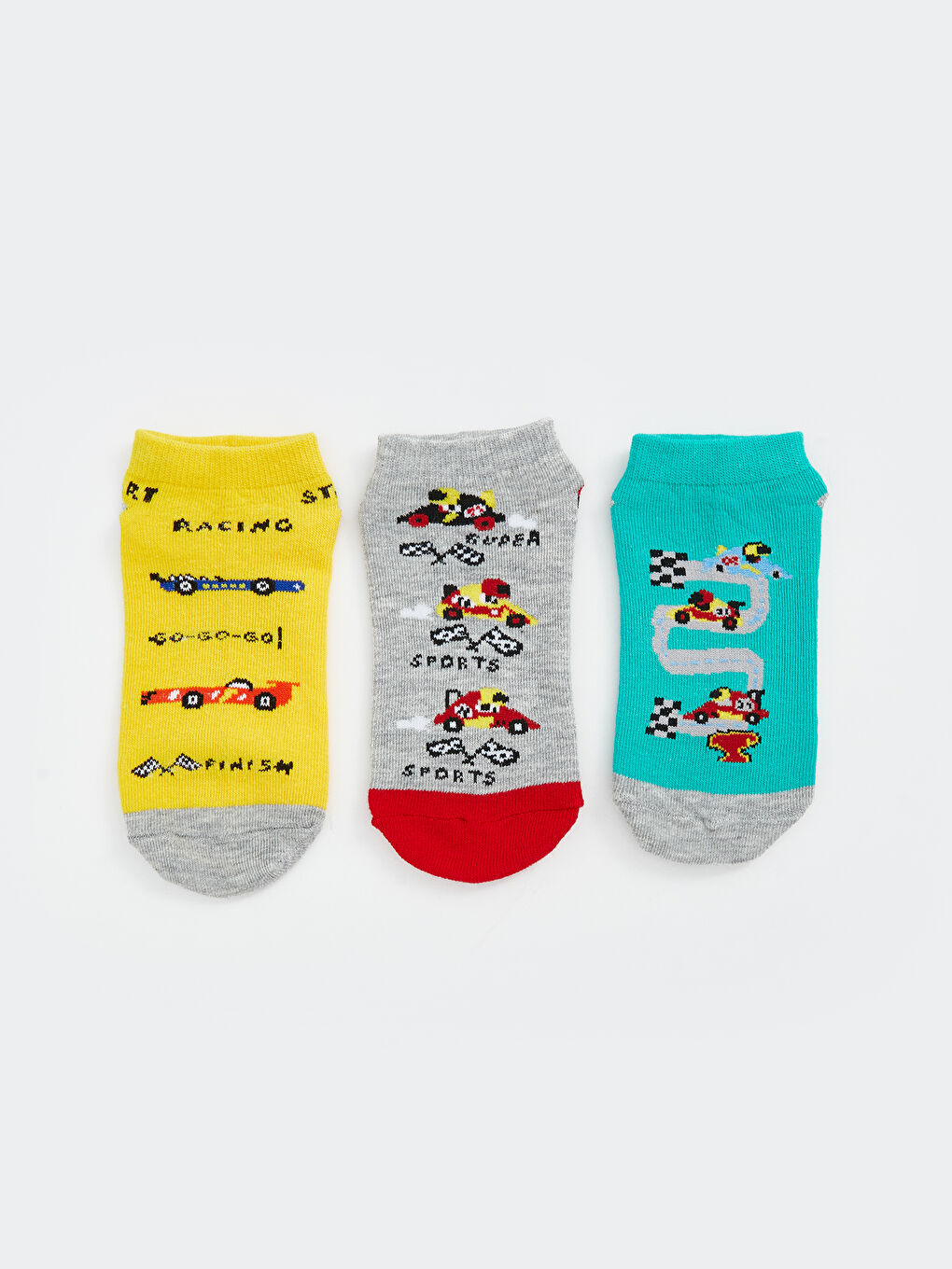 Patterned Boy's Booties Socks 5 Pack -S5AA25Z4-K00