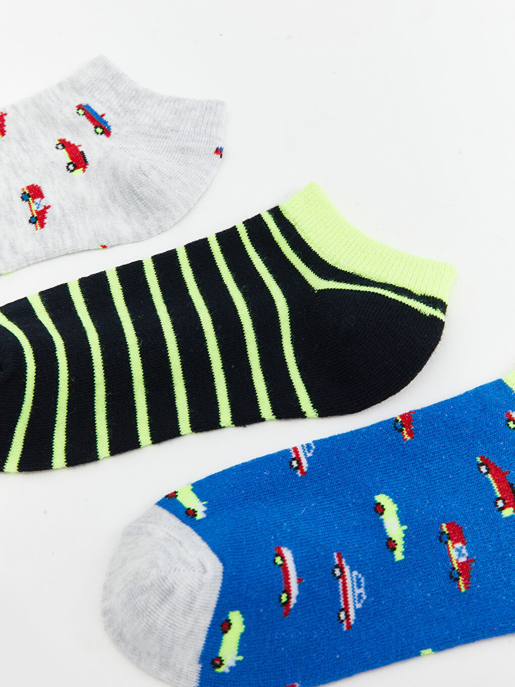 Patterned Boys Trainer Socks 5 Pack -S5AA74Z4-K00