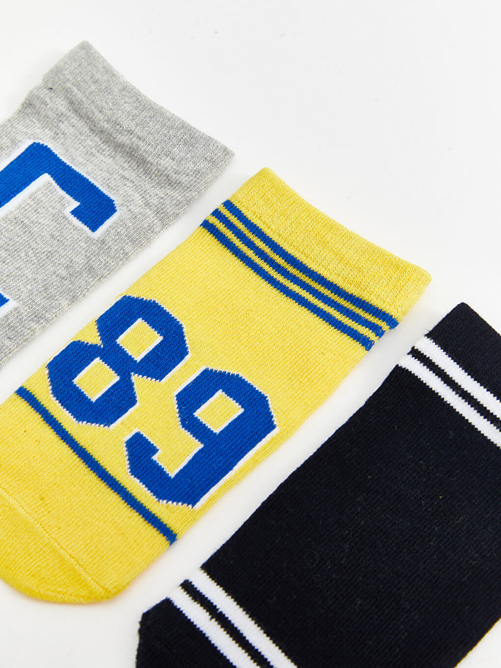 Patterned Boys Trainer Socks 5 Pack -S5AA99Z4-K00