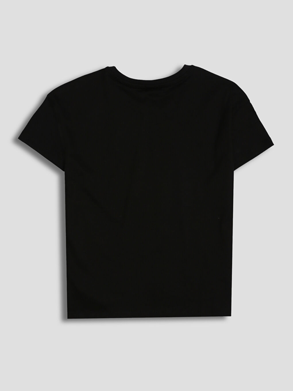 Rundhalsausschnitt Bedrucktes T-Shirt für Mädchen-1