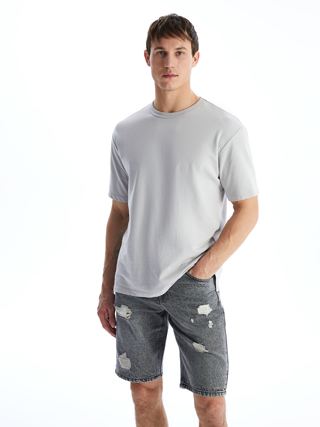 LCW Jeans Šorts standardnog kroja za muškarce od teksasa -S5AB29Z8-M0U