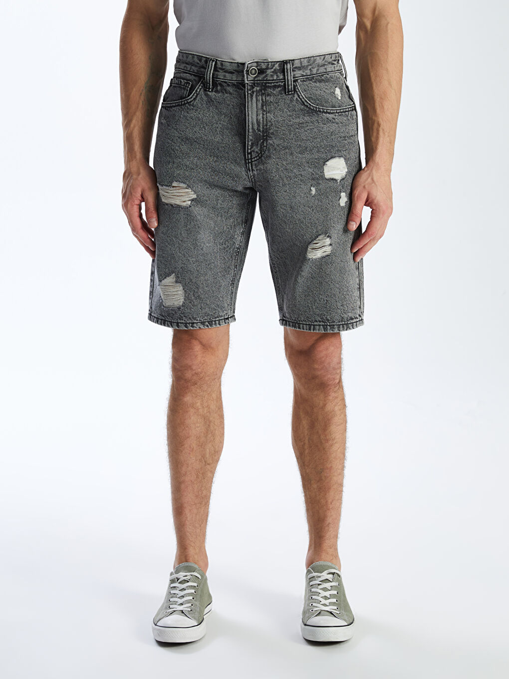 LCW Jeans Šorts standardnog kroja za muškarce od teksasa -S5AB29Z8-M0U