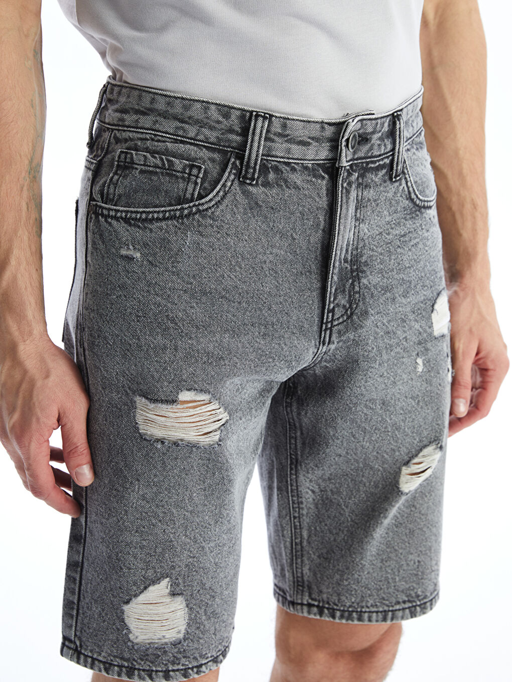 LCW Jeans Šorts standardnog kroja za muškarce od teksasa -S5AB29Z8-M0U