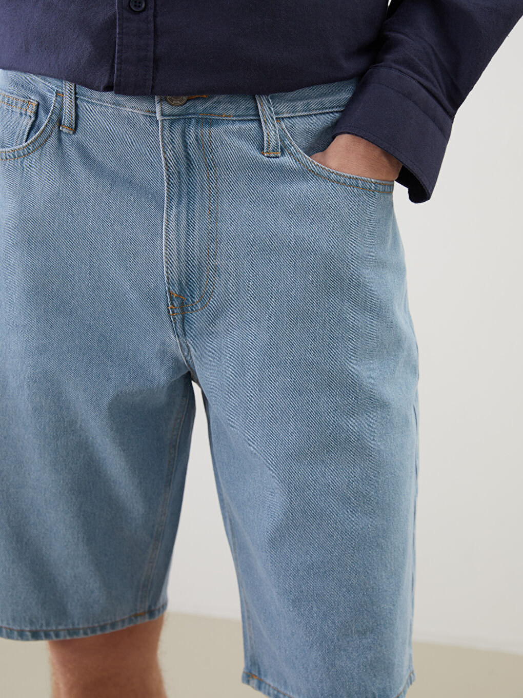 Standard Fit Men's Denim Shorts -S5AB44Z8-311