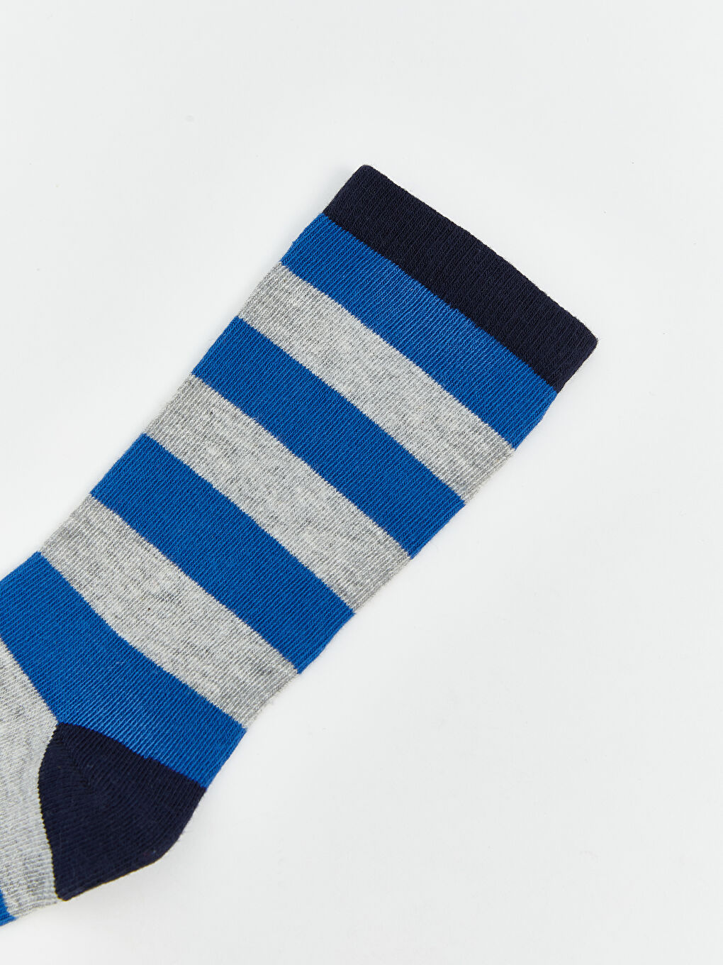 Mavi Çizgili Erkek Çocuk Soket Çorap-1