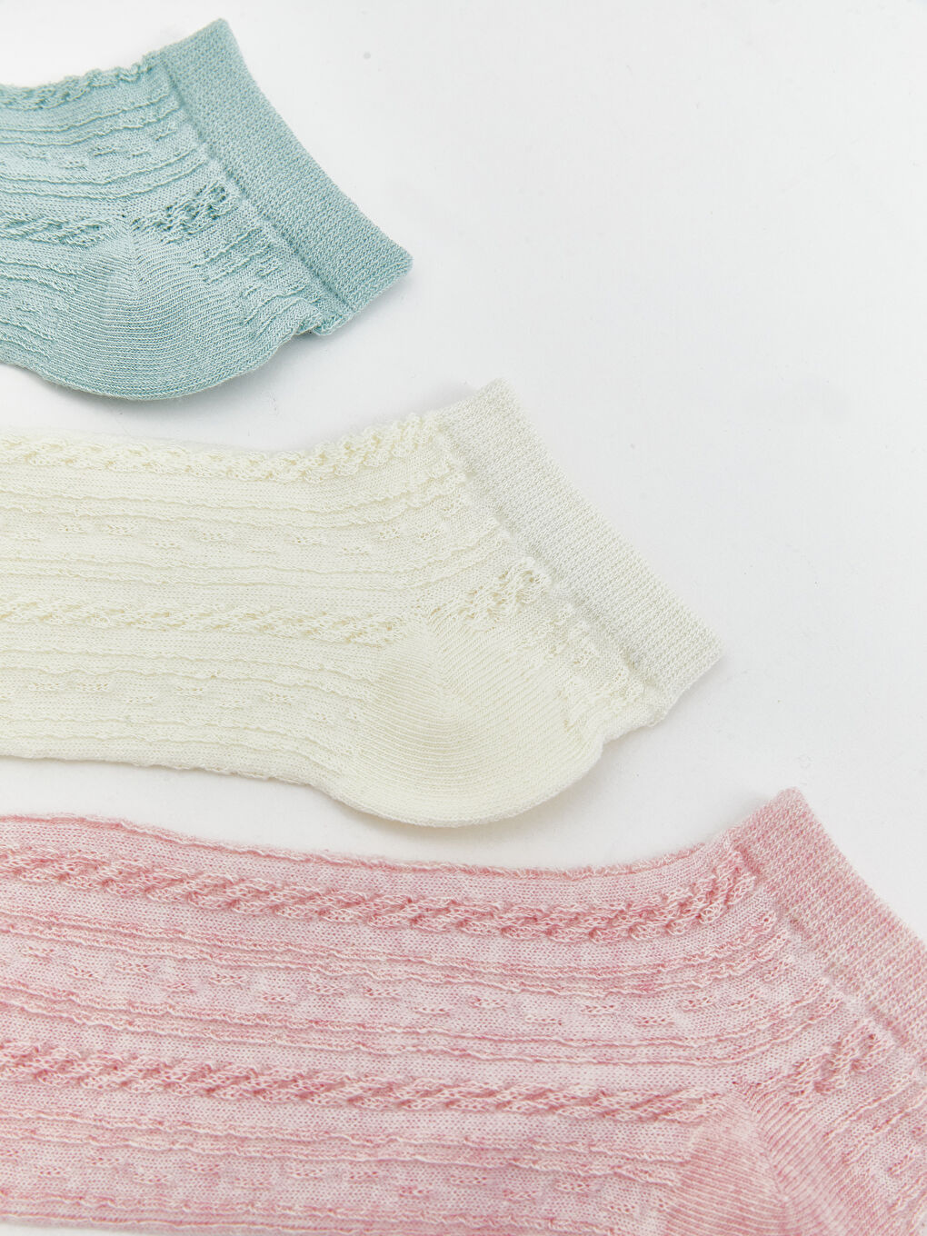 Self Patterned Women's Booties Socks 5-Pack -S5AC43Z8-G8D