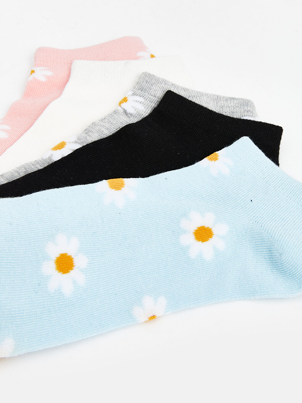 Floral Women's Booties Socks 5-Pack -S5AC45Z8-QXE