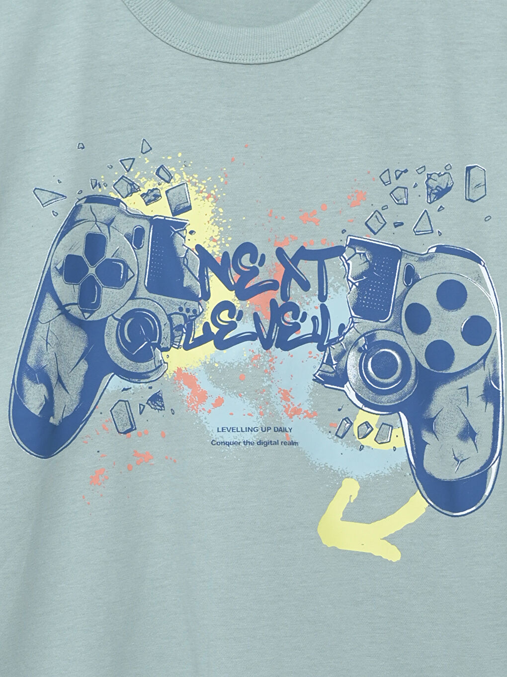 Crew Neck Boys' T-Shirt -S5AC49Z4-GJM
