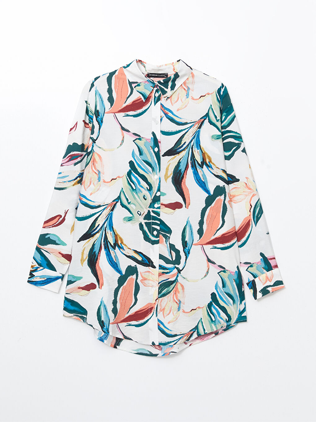 LCWAIKIKI Classic Patterned Women's Shirt Tunic -S5AC74Z8-F9C