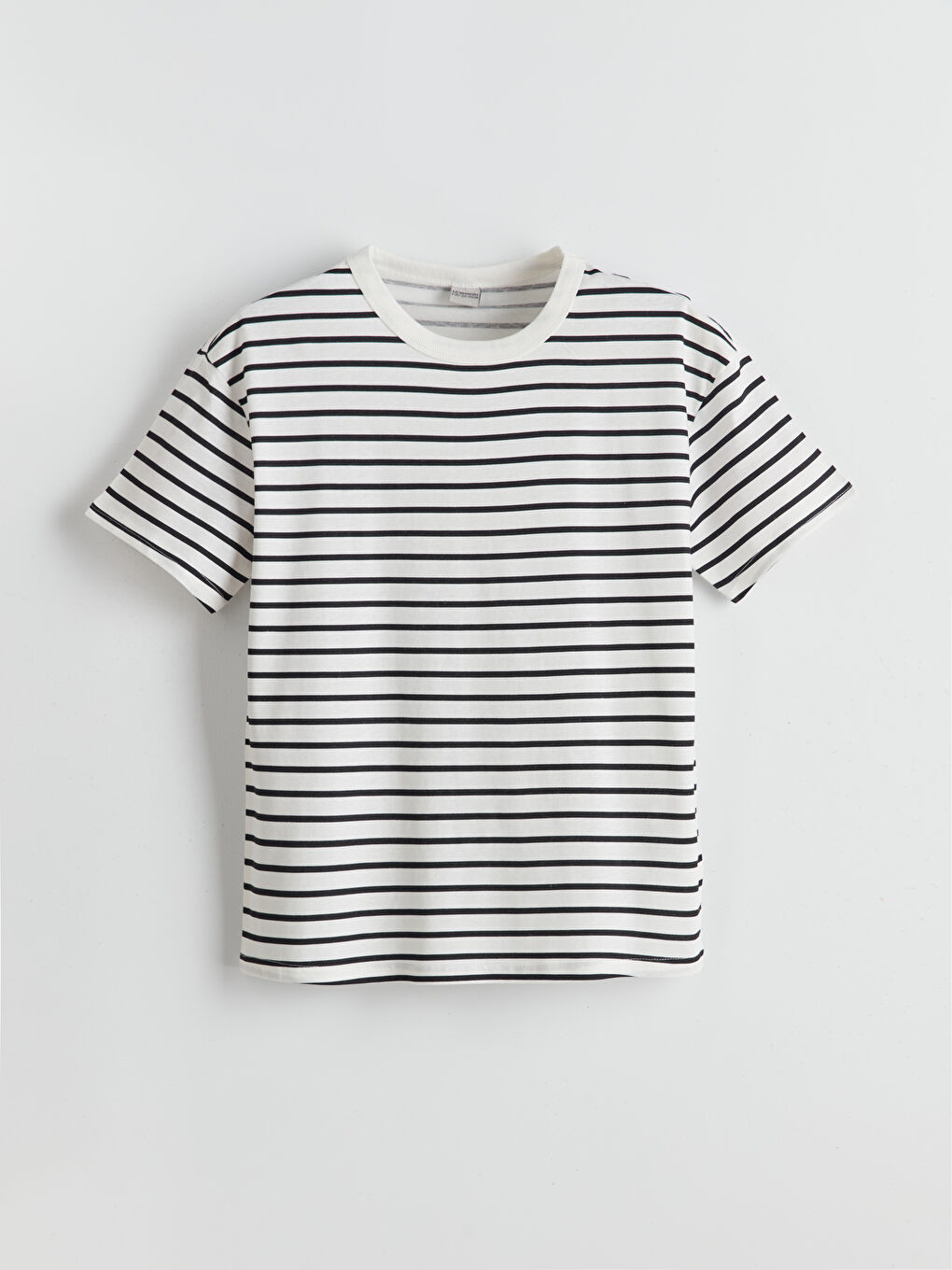 Crew Neck Striped Boys' T-Shirt -S5AC76Z4-LEG