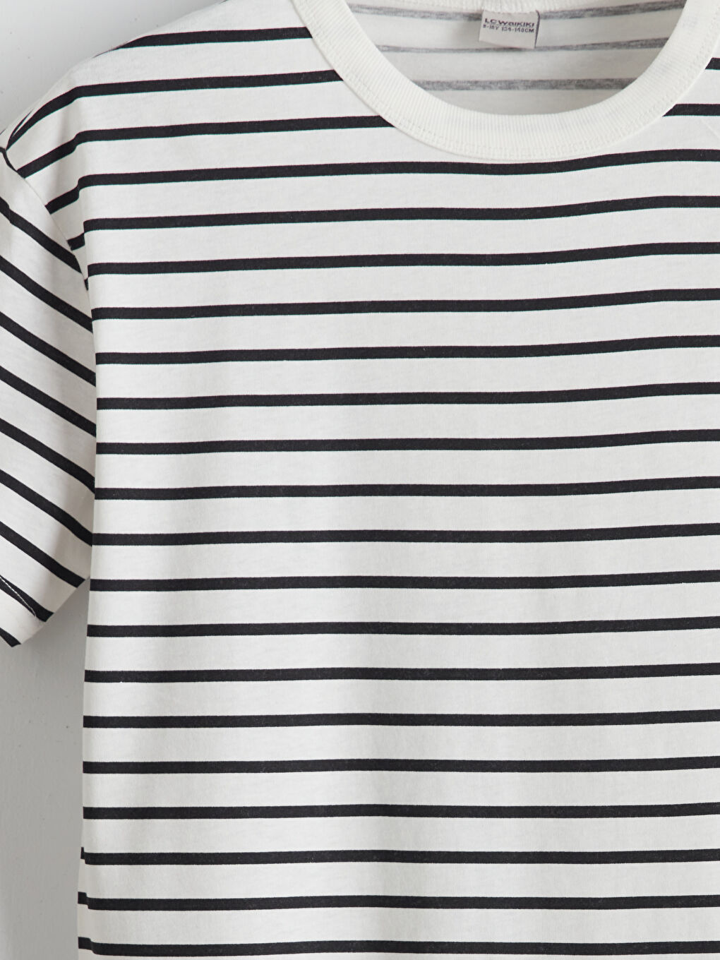 Crew Neck Striped Boys' T-Shirt -S5AC76Z4-LEG
