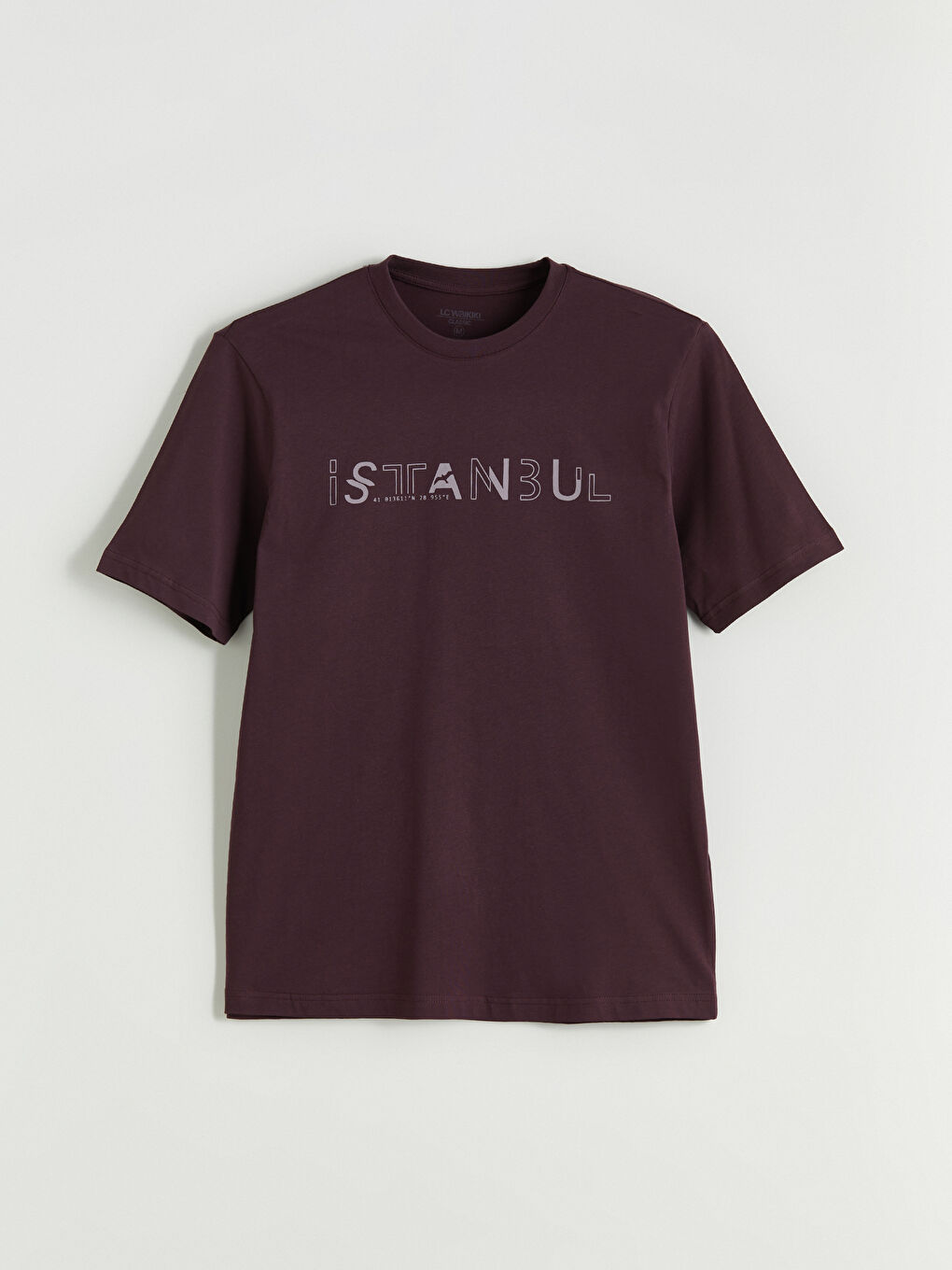 Crew Neck Short Sleeve Istanbul Printed Jersey Men's T-Shirt -S5AC81Z8-YHP