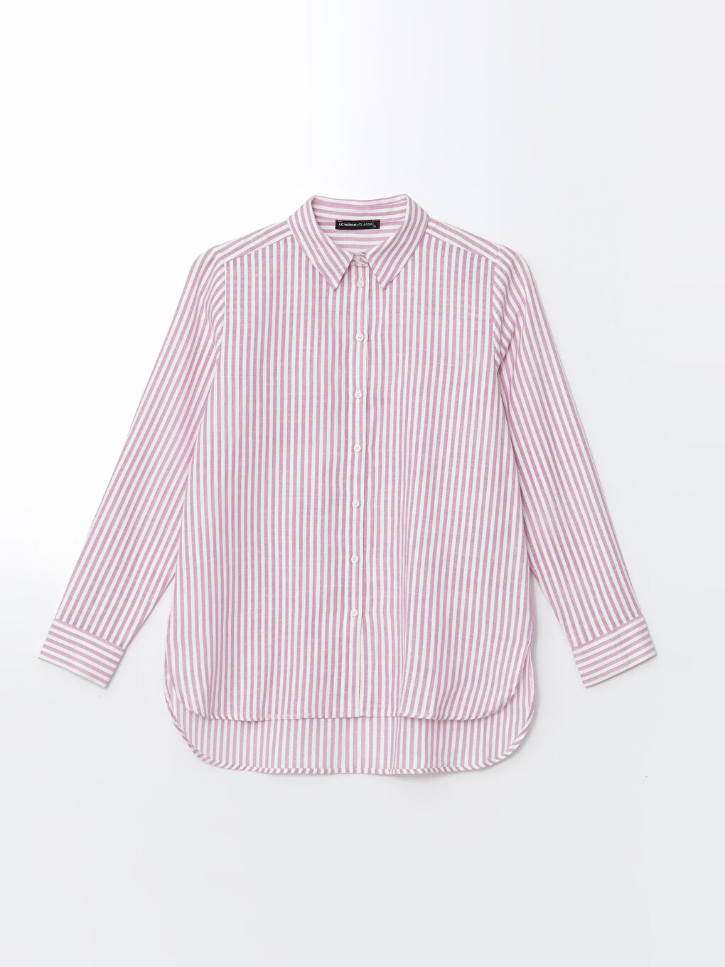 Striped Poplin Women's Shirt -S5AC83Z8-LHK
