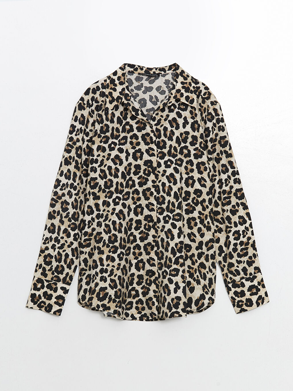 Leopard Print Women's Shirt -S5AC84Z8-LQJ