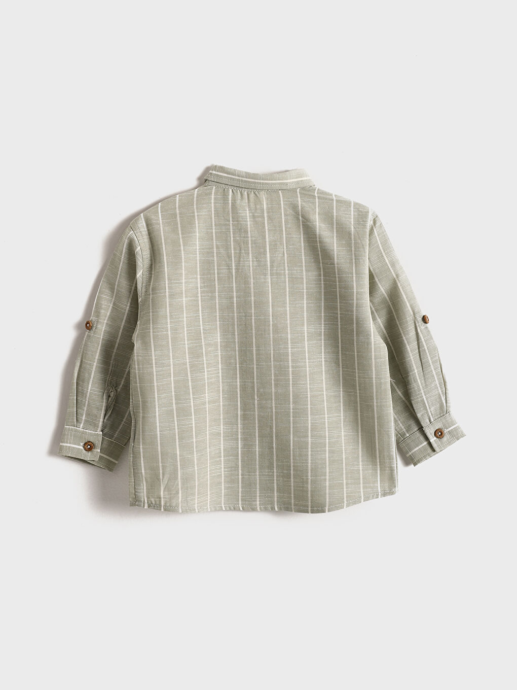 LCW baby Poplin Çizgili Erkek Çocuk Gömlek -S5AC96Z1-LFM