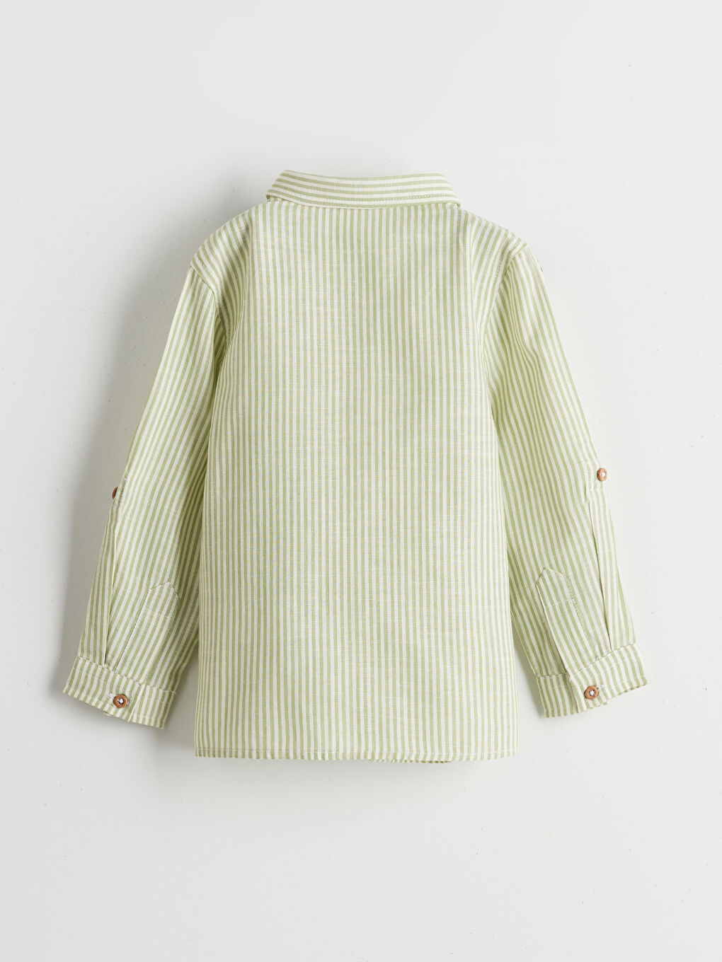 قميص بوبلين مخطط للأولاد-3